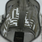 FENDI Zucca Canvas Montrezor Shoulder Bag Silver59882A