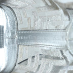 FENDI Zucca Canvas Montrezor Shoulder Bag Silver59882A