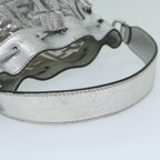 FENDI Zucca Canvas Montrezor Shoulder Bag Silver59882A