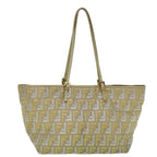 FENDI Zucca Canvas Tote Bag Gold Silver59911