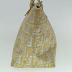 FENDI Zucca Canvas Tote Bag Gold Silver59911