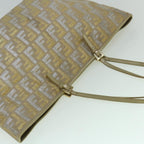 FENDI Zucca Canvas Tote Bag Gold Silver59911