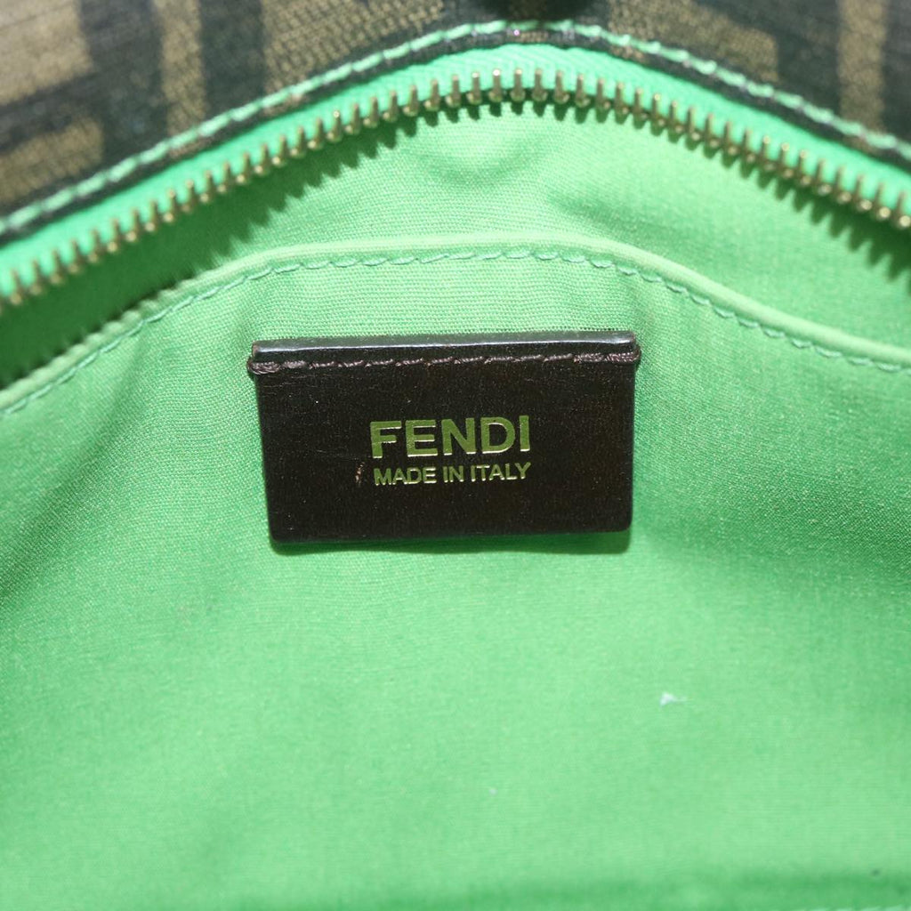 FENDI Zucca Canvas Tote Bag Black Brown59947