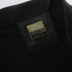 FENDI Mamma Baguette Shoulder Bag Cotton Gray 2321 26325 00859998