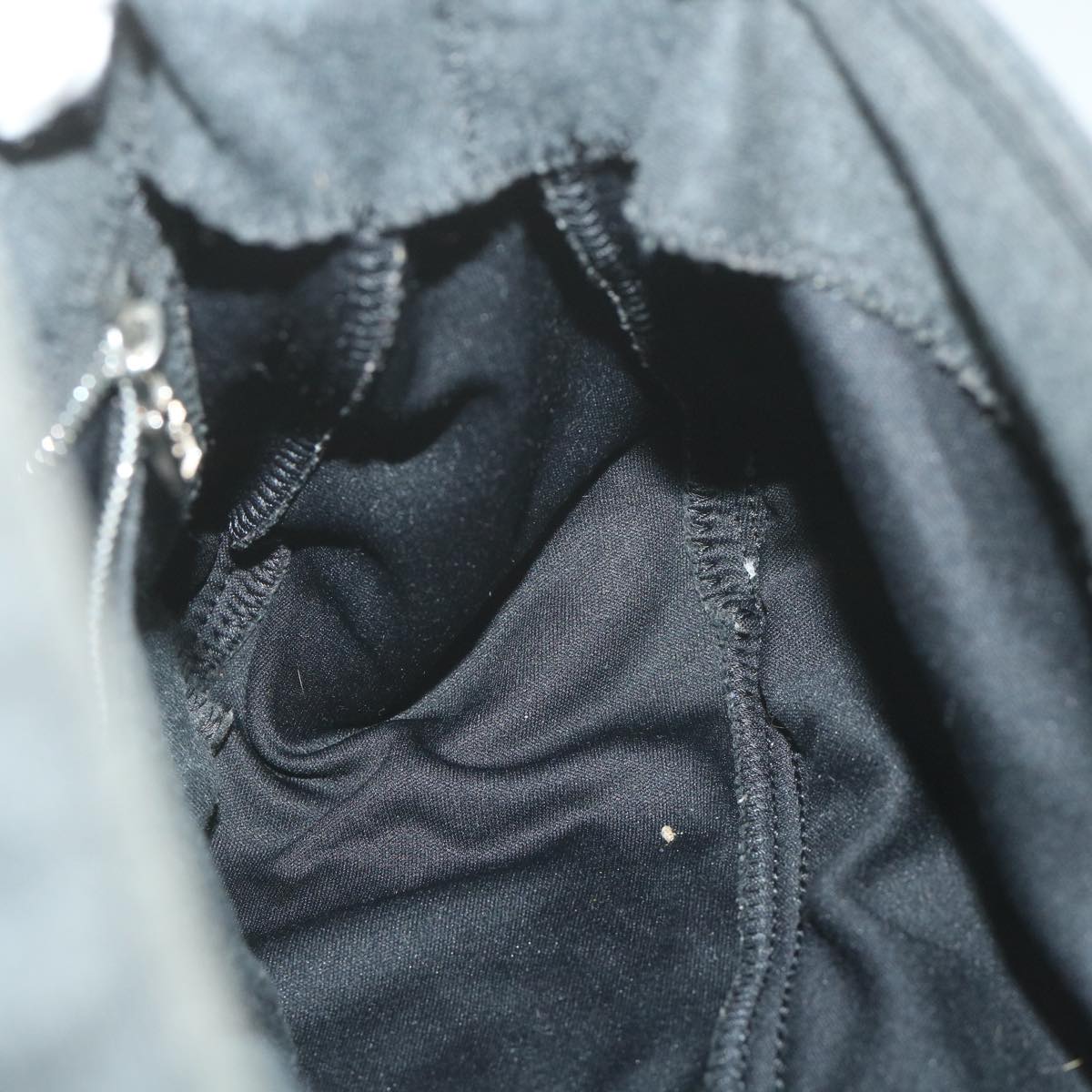 FENDI Mamma Baguette Shoulder Bag Cotton Gray 2321 26325 00859998