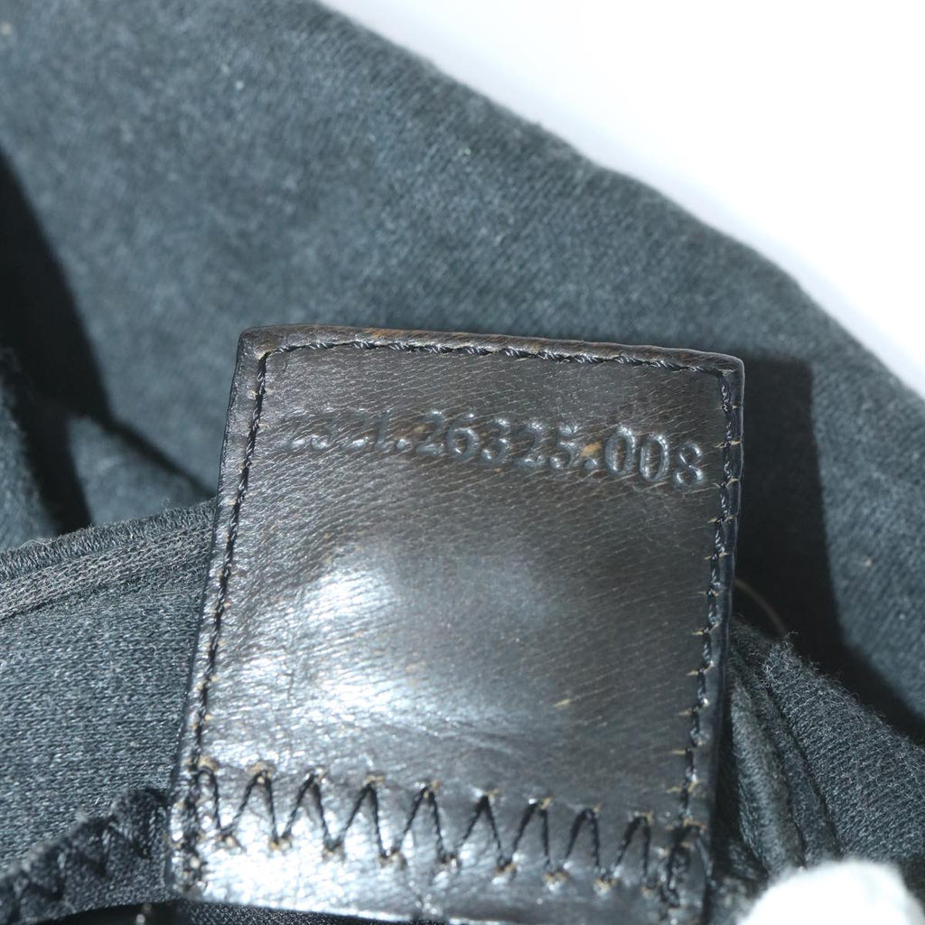 FENDI Mamma Baguette Shoulder Bag Cotton Gray 2321 26325 00859998