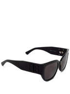 Balenciaga Eyewear Logo Applique Cat Eye Frame Sunglasses BB0323SK