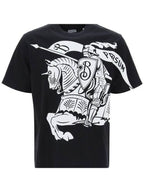 Burberry EKD Print Cotton Short Sleeve T-Shirt Black