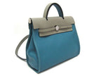 Hermes Herbag H1190S Ladies Cow Leather Grey