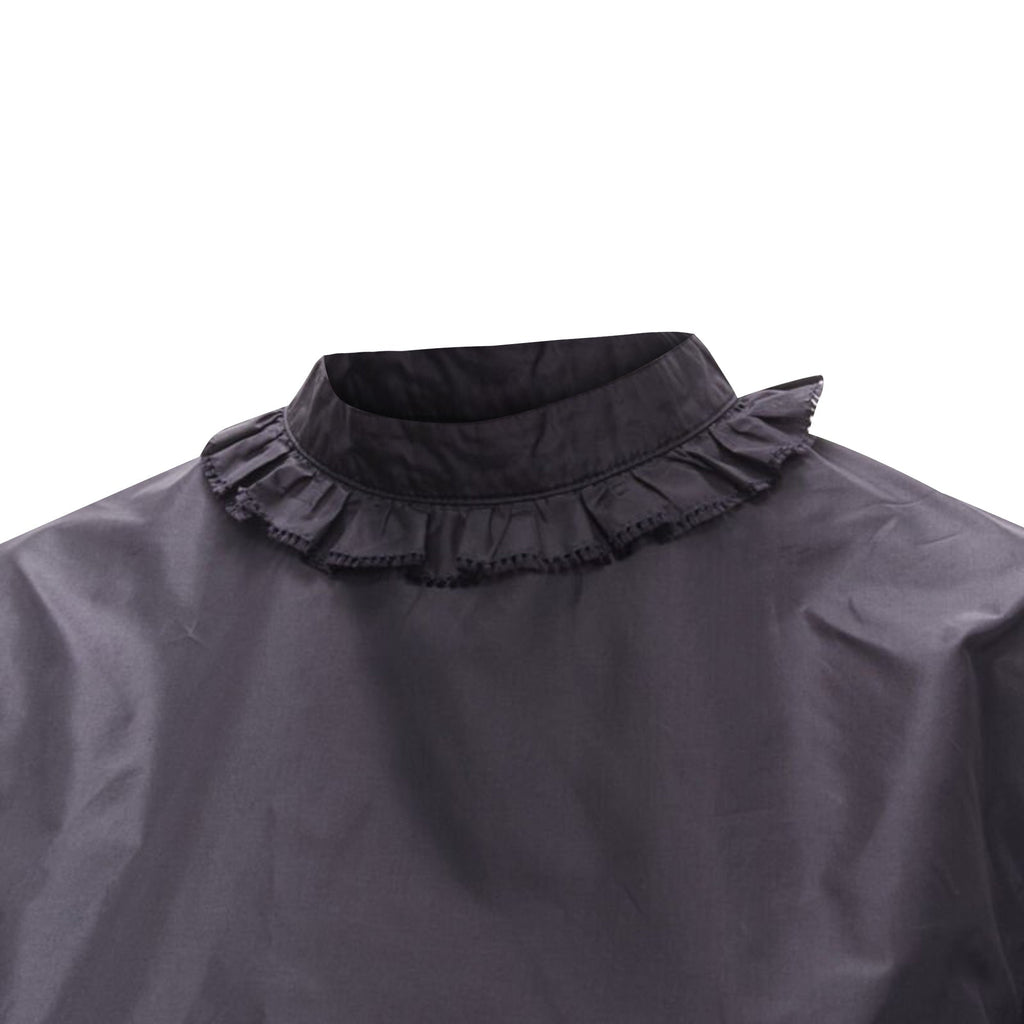 Christian Dior silk lace trim collar skirt muumuu dress