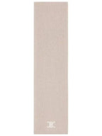 CELINE Triomphe Cashmere Muffler Ivory