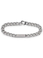 CELINE Gourmette Rhodium Finish Bracelet Silver