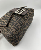 Fendi Mamma Baguette in Brown Zucca Canvas