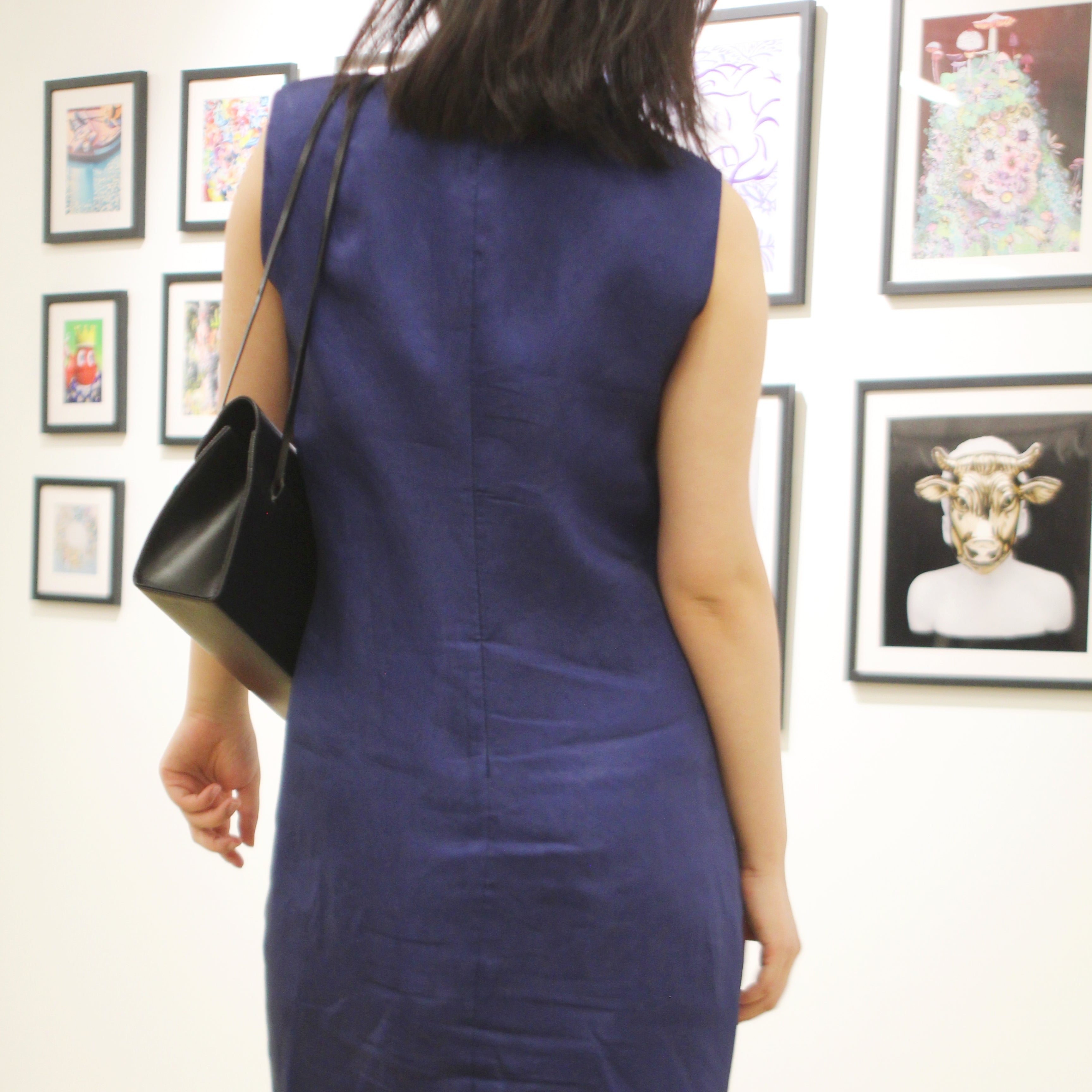 Fendi blue silk dress