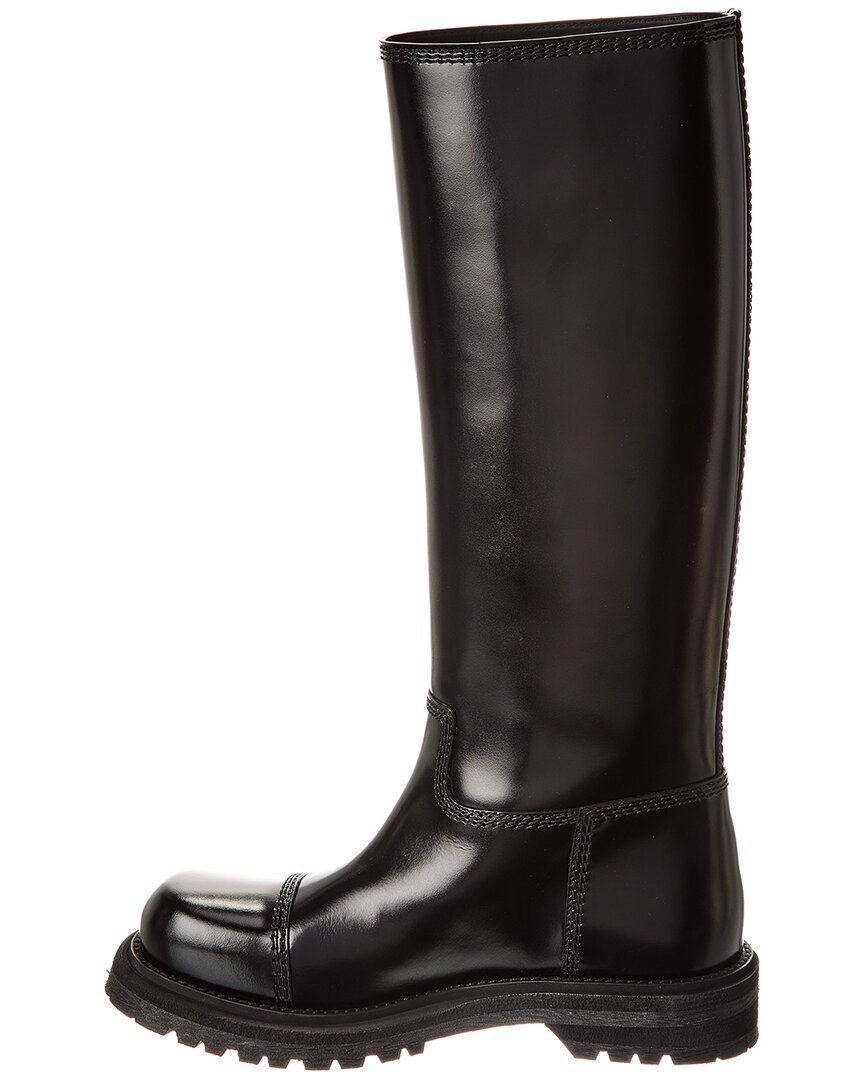 Dior Diorebel Leather Knee-High Boot