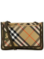 Burberry Check Cross Bag Beige
