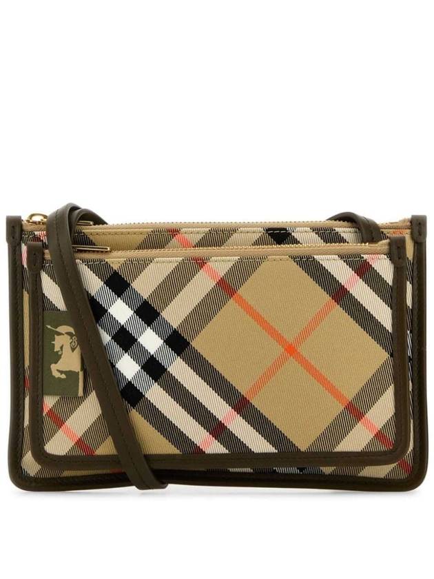 Burberry Check Cross Bag Beige