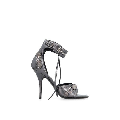 Balenciaga Cagole Leather Sandals Women