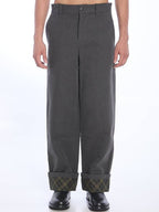 Burberry Cotton Carpenter Straight Pants Black