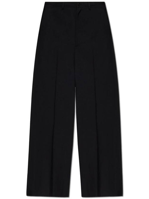 Balenciaga Balenciaga Trousers With Wool Finish, Women's, Black