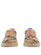 Burberry Terrace Check Low Top Sneakers Beige