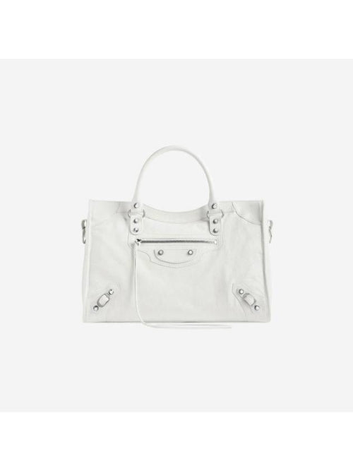 Balenciaga Le City Medium Bag White