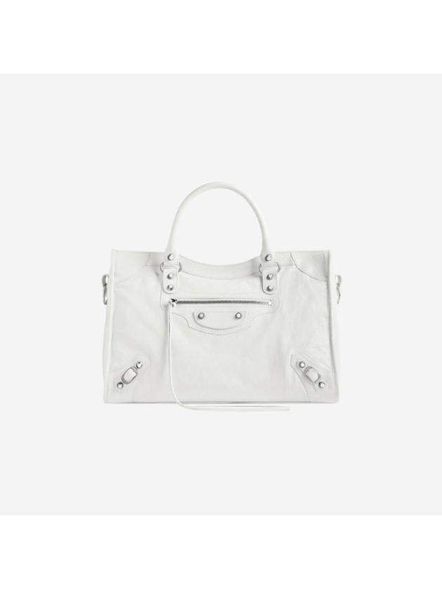 Balenciaga Le City Medium Bag White