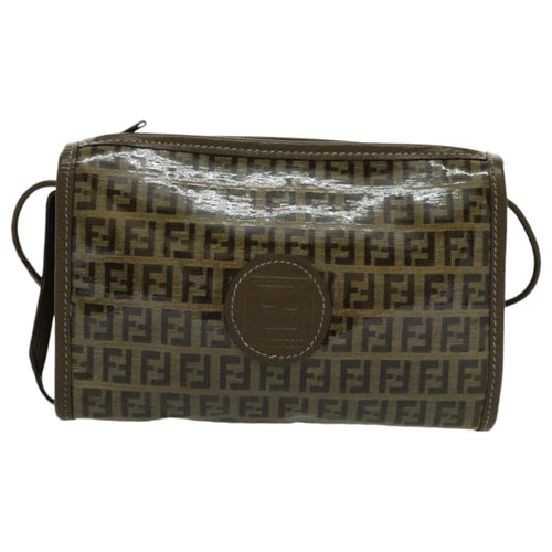 Fendi Zucchino  Canvas Shoulder Bag ()