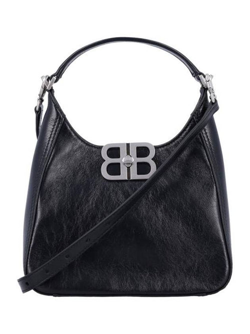 Balenciaga BB Soft Hobo Tote Bag Black