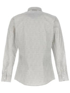 Fendi Shadow Cotton Long Sleeve Shirt Grey