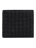 Bottega Veneta Intrecciato Coin Pocket Half Wallet Black