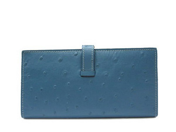 Hermes Wallet H1114 Wallet Ostrich Skin