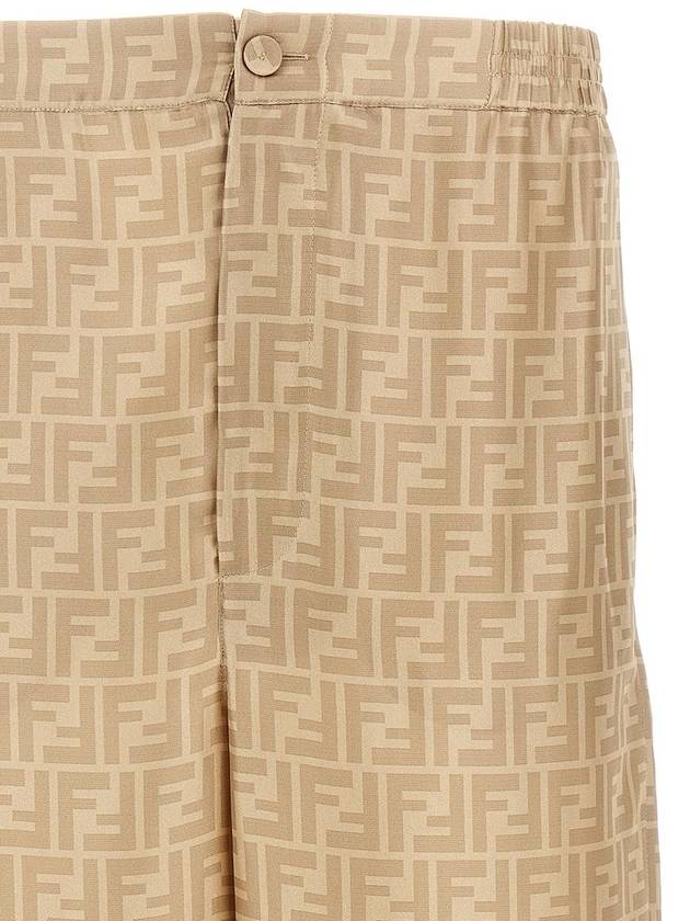 Fendi Fendi Ff Silk Pants