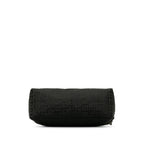 Fendi Zuo Mini Handbags Porch 8BR156 Black Canvas Leather  Fendi