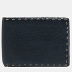 Fendi Black Selleria Leather Bifold Wallet