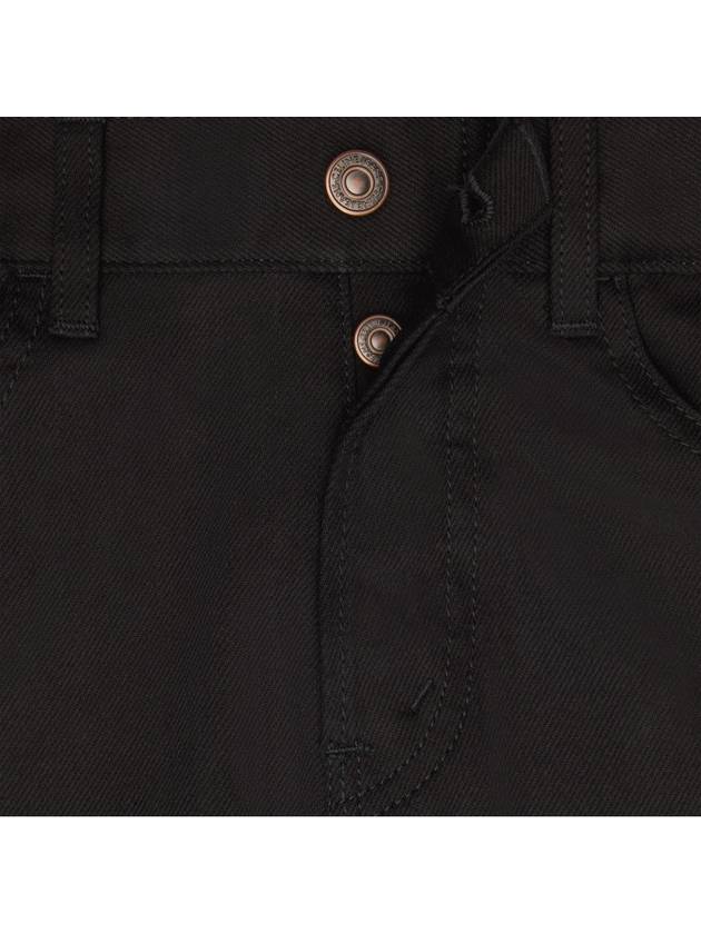 CELINE Demin Straight Pants Vintage Pure Black