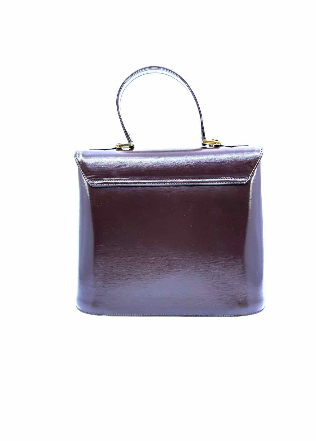 YVES SAINT LAURENT Brown Leather Solid Handbag