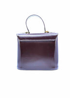 YVES SAINT LAURENT Brown Leather Solid Handbag