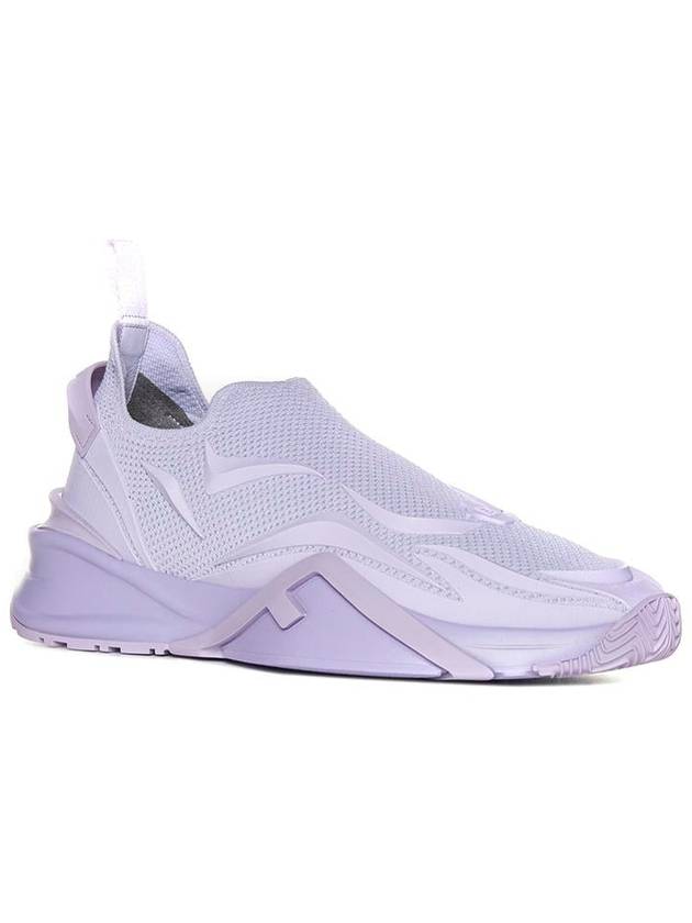 Fendi Flow Logo Low Top Sneakers Lilac