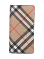 Burberry Check Bifold Card Wallet Sand