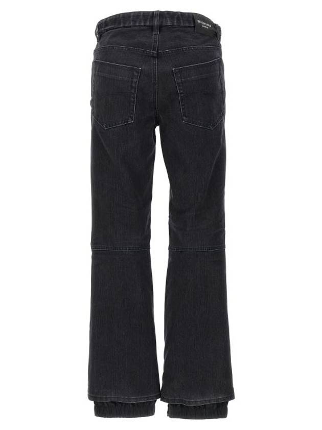 Balenciaga Denim Straight Pants 777211TPW598195 WASHED BLACK RING