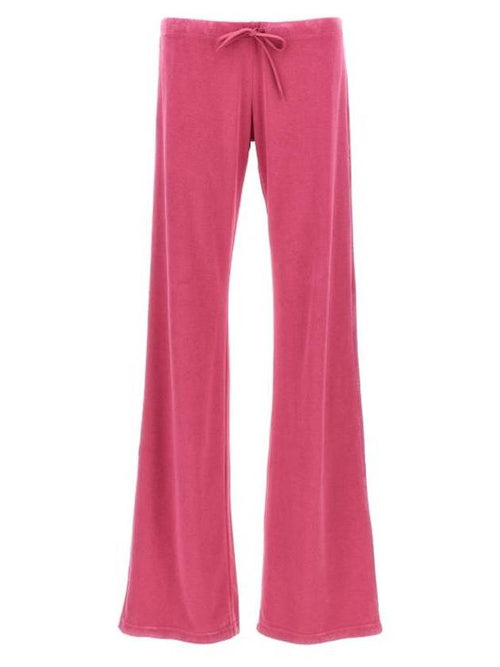 Balenciaga drawstring track pants dark pink