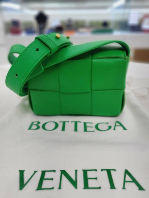 Bottega Veneta Paraket Candy Mini Cassette Cross Bag 666688