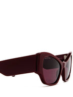Balenciaga Sunglasses BB0259S 002 BURGUNDY