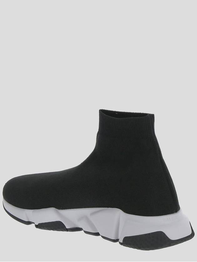 Balenciaga Speed Trainer  High Top Sneakers Black White