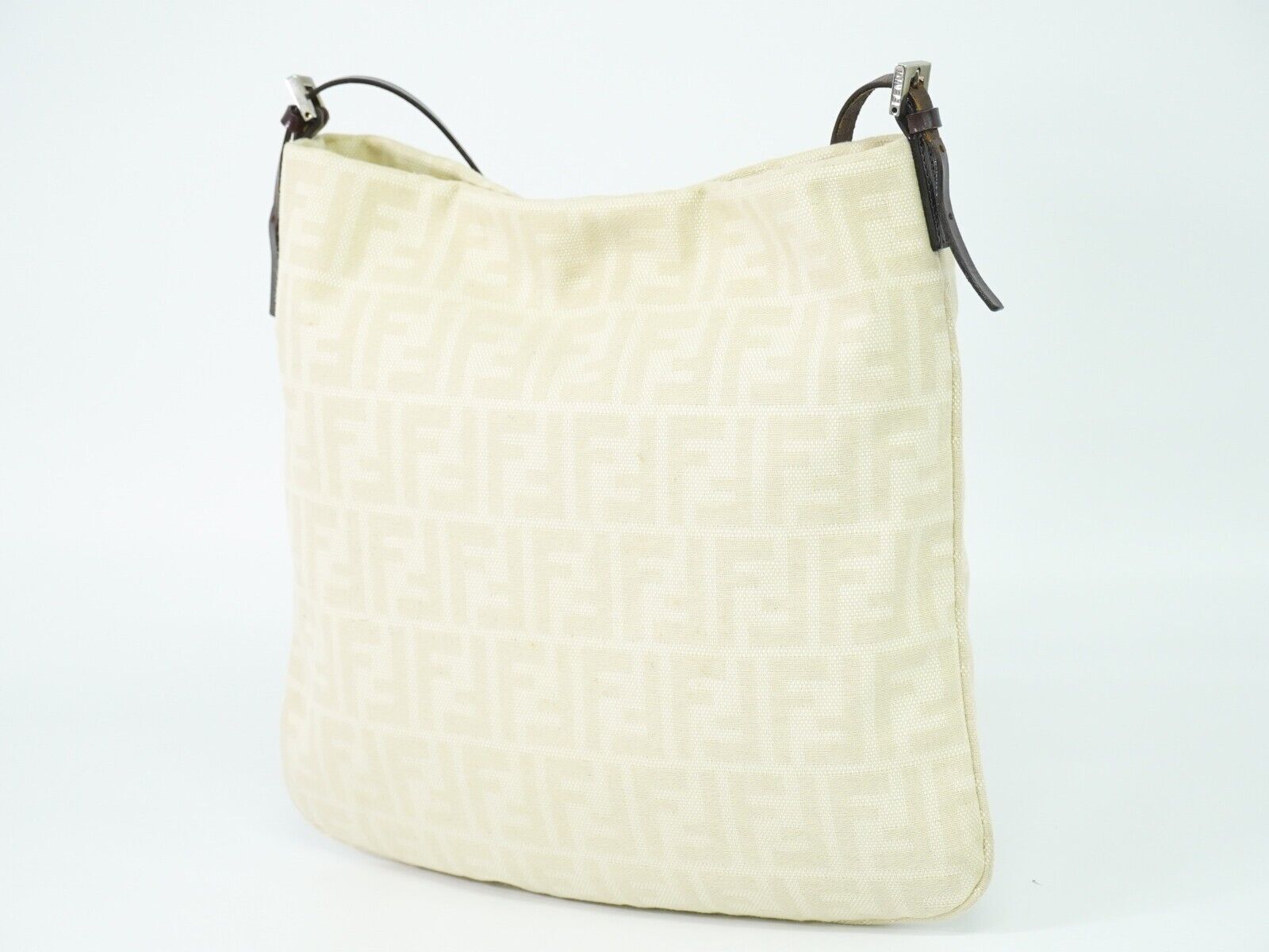 Fendi Zucca  Canvas Shoulder Bag ()