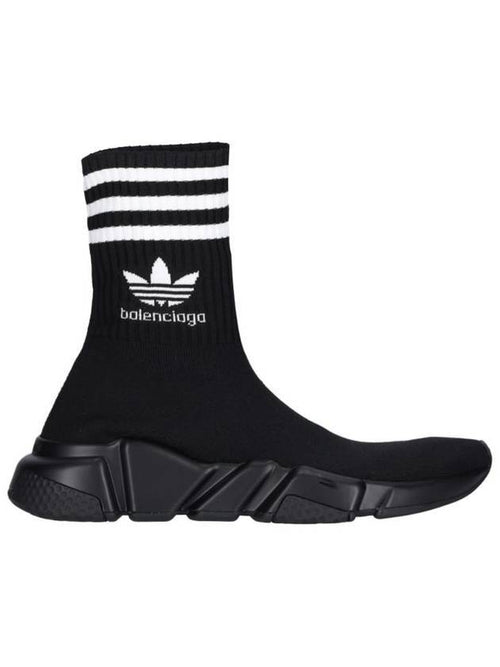 Balenciaga Speed Stretch Knit High Top Sneakers Black