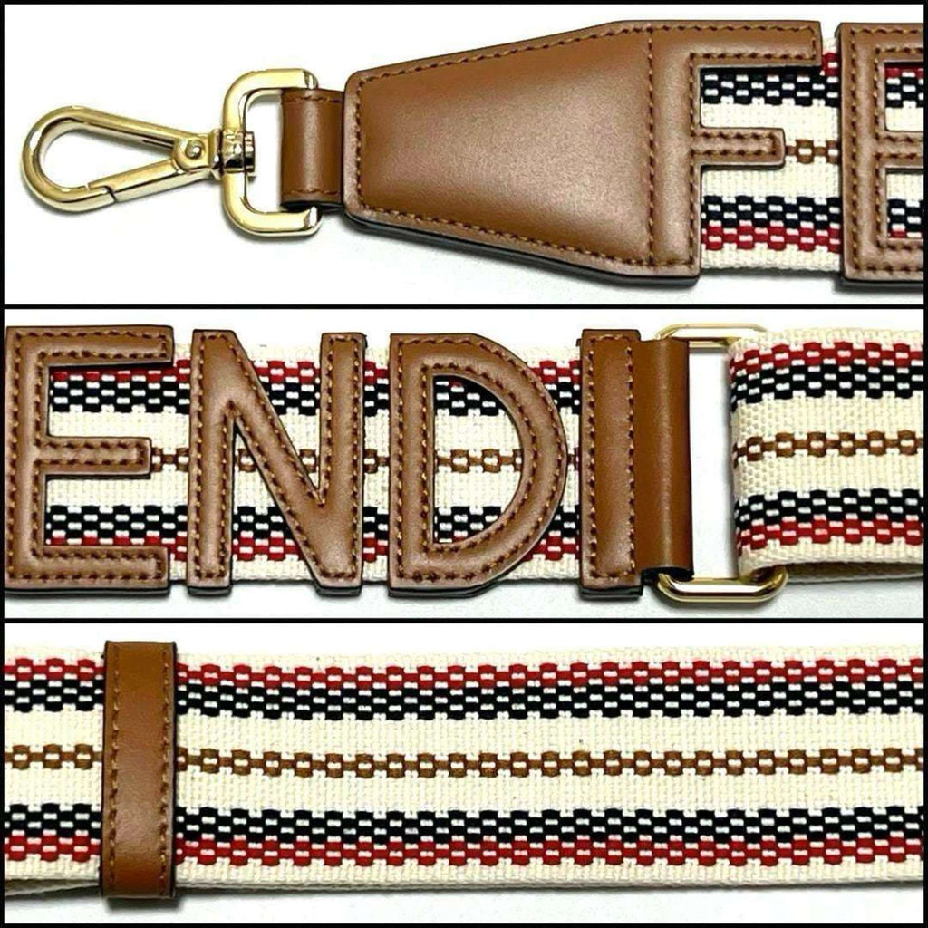 Fendi Canvas Leather Strap ()
