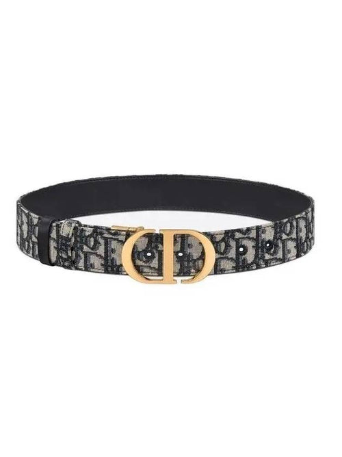 30 Montaine Reversible Leather Belt Dior