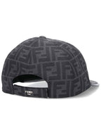 Fendi FF Monogram Ball Cap Black